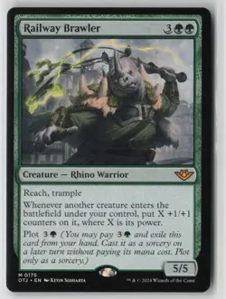 Railway Brawler 175 Mythic Outlaws of Thunder Junction Near Mint - Image 1