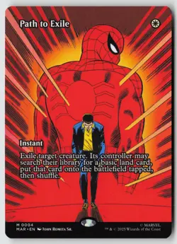 Path to Exile (Borderless) 4 Marvel Universe Magic: The Gathering NM - Image 1