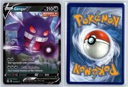 Gengar Pokemon TCG Fusion Strike Ultra Rare 156/264 Pokemon NM Foil - Image 3