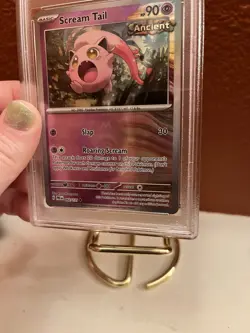 Scream Tail Master Ball Reverse Holo Prismatic Evolutions Pokemon PSA 9 - Image 2
