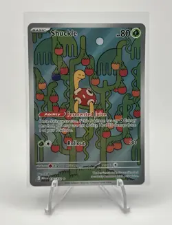 Pokemon TCG Shuckle Holo Mega Evolution Illustration Card 136/132 Near Mint - Image 1