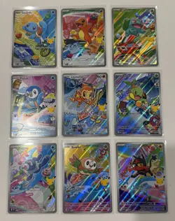 Pokemon 2026 First Partner Promo Set 9 Cards NM Fresh Pulls - Image 3