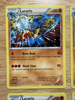 Pokemon Card Lot- 4x Lucario XY140 XY Promos - Image 4