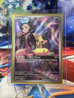 Marnie’s Morpeko 206 Pokemon SV: Scarlet & Violet Promo Cards Holo Rare NM - Image 1