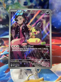 Marnie’s Morpeko 206 Pokemon SV: Scarlet & Violet Promo Cards Holo Rare NM - Image 2