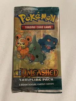 POKEMON TCG HEARTGOLD/SOUL SILVER UNLEASHED 3 CARD SAMPLING PACK - SEALED - Image 1