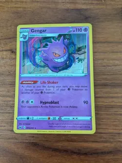 Pokemon TCG 2020 Sword & Shield Base Gengar Holo 085/202 - Image 1