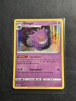 Gengar - 085/202 - Pokemon Sword & Shield Base Set Holo Rare Card NM - Image 1