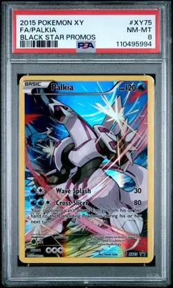2015 POKEMON BLACK STAR PROMO PALKIA #XY75 PSA 8 NM #110495994 - Image 1