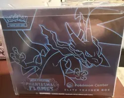 Pokemon TCG Phantasmal Flames Pokemon Center PC ETB - Image 1