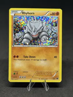 Pokemon Rhyhorn 8/12 McDonald's 2015 Holo - Image 1