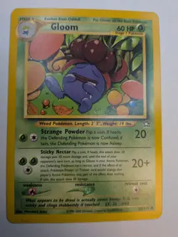 Gloom 36/111 Neo Genesis Pokemon Card Vintage WOTC Unlimited - Image 1