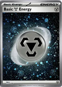 Basic Metal Energy (Cosmos Holo) 008 SVE: Scarlet & Violet Pokemon Card TCG - Image 1