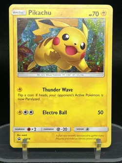 Pokemon TCG Pikachu SM76 Black Star Promo Shining Legends - MP+ - Image 1