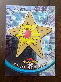 NM! HOLO Foil Topps Pokemon TV Animation Edition Series 3 #120 Staryu - Image 1