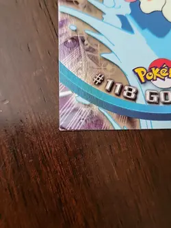 MP! HOLO FOIL 2000 Topps Pokemon TV Animation Edition Series 3 #118 Goldeen - Image 3