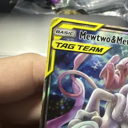Pokemon Mewtwo & Mew GX SM191 Tag Team Black Star Promo - Image 4