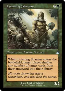 Loaming Shaman (Retro Frame) - Near Mint MTG Ravnica Remastered - Image 1