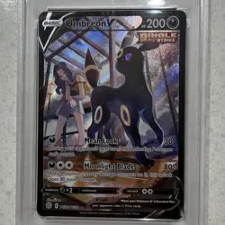 Pokemon Umbreon V TG22 Brilliant Stars Trainer Gallery Full Art PSA 9 Holo 2022 - Image 3