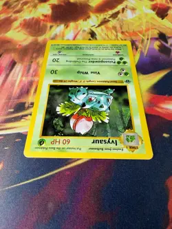 Ivysaur 30/102 LP-NM Uncommon 1st Edition Base Set 1999 Pokemon TCG - Image 3