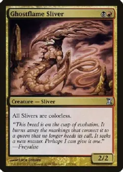 MTG magic 1x Ghostflame Sliver (M/NM) The List Reprints - Image 1