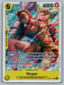 Wyper OP15-114 Super Rare Adventure on Kami's Island One Piece Foil Near Mint - Image 1
