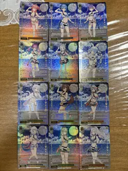 ＊Curved! Weiss Schwarz Hololive Summer Collection, Holographic card Set of 12 - Image 1