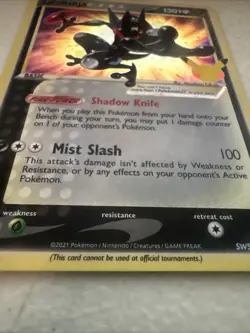 Greninja SWSH144 25th Anniversary Black Star Promo Holo Card Gold Star - Image 5