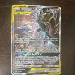 Pokemon TCG Garchomp & Giratina GX SM193 Sun & Moon Promo Card - Image 1