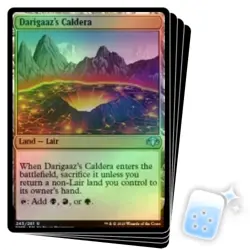 FOIL DARIGAAZ'S CALDERA X4 Dominaria Remastered Magic MTG MINT CARD - Image 1