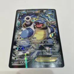 Pokemon TCG Blastoise EX Card XY122 2016 Jumbo Oversized - Image 1