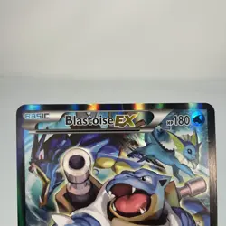 Pokemon TCG Blastoise EX Card XY122 2016 Jumbo Oversized - Image 3