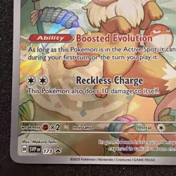 Pokemon EEVEE- 173 - SVP Promo Boosted Evolution Holo Promo Card - Image 5