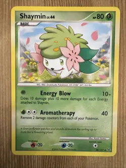 Shaymin - 38/127 - Pokemon Platinum NON Holo Card VLP - Image 1
