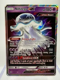 Pokemon TCG Nihilego GX Ultra Rare Card 49/111 Crimson Invasion - LP - Image 1