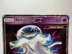 Pokemon TCG Nihilego GX Ultra Rare Card 49/111 Crimson Invasion - LP - Image 2