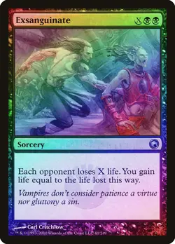 Exsanguinate FOIL Scars of Mirrodin PLD Black Uncommon MAGIC CARD ABUGames - Image 1