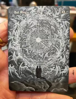 MTG Altered Card - Sol Ring - Gustave Dore - Dante's Paradiso Empyrean - Image 1