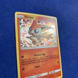 Victini SM225 Rare Black Star Promo Pokemon Cosmos Holo Card - NM - Image 2