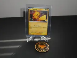 Pokemon TCG PIKACHU Ascended HEROES PROMO CARD + COIN - Image 1