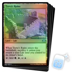 FOIL TREVA'S RUINS X4 Dominaria Remastered Magic MTG MINT CARD - Image 1