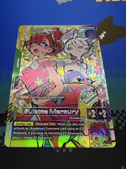 Suletta Mercury (R+) - Phantom Aria (GD04) GUNDAM CARD GAME ENGLISH NM ALT ART - Image 1