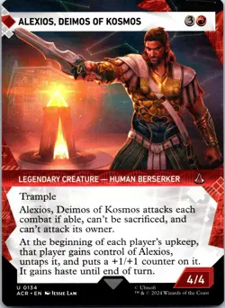 Alexios, Deimos of Kosmos (Showcase) 134 Assassin's Creed MTG NM - Image 1