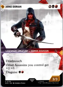 Arno Dorian (Showcase) 139 Universes Beyond: Assassin's Creed MTG Foil NM - Image 1