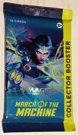 2023 Factory Sealed Magic MTG March of the Machine Collector Booster Pack - Image 1