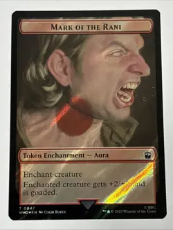 MTG Doctor Who Fish/Mark of the Rani Token Surge Foil 0042/0047 NM - Image 2