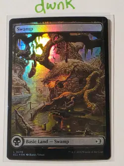 Foil Swamp #0276 ECL NM - MTG Magic the Gathering FAST SHIPPING - Image 1