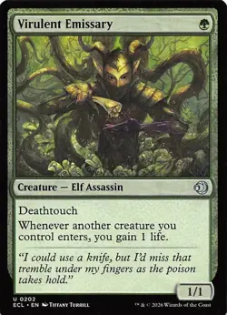 Virulent Emissary 202 Lorwyn Eclipsed Magic the Gathering - Image 1