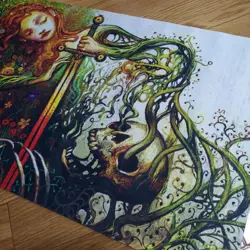 Vengeful Rebirth Playmat Seb McKinnon Signed MTG - Image 5