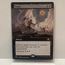 MTG Damn - Foil - Extended Art, English Modern Horizons 2 - Image 1